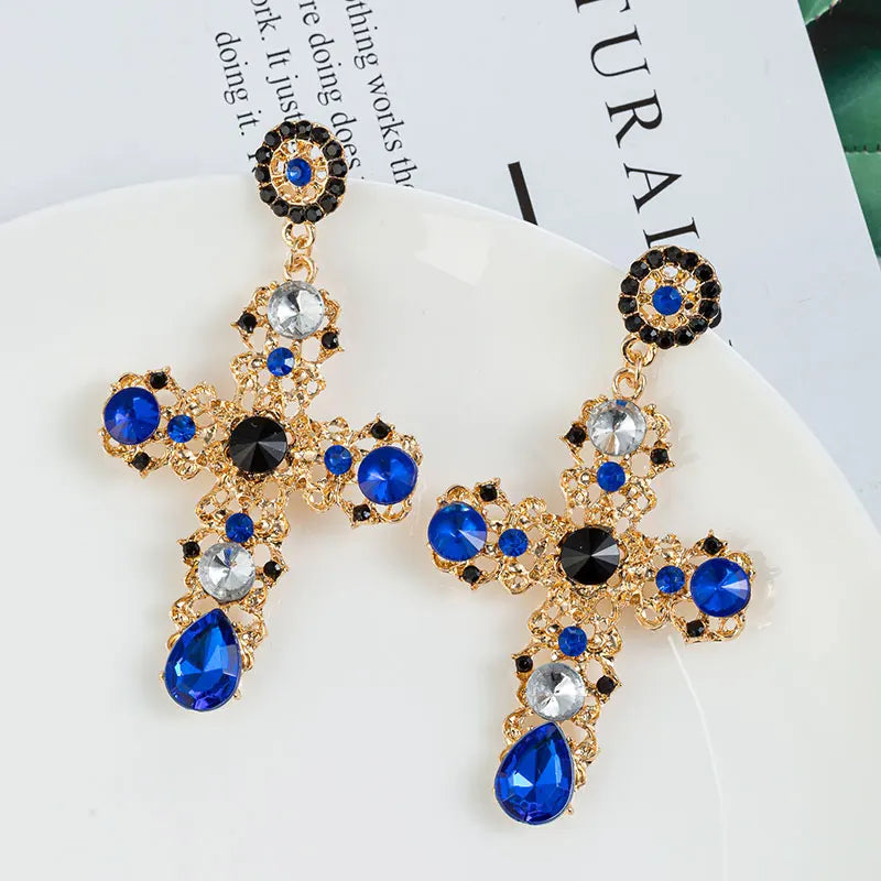 Baroque-era Crystal Earrings - Somer and Autumn