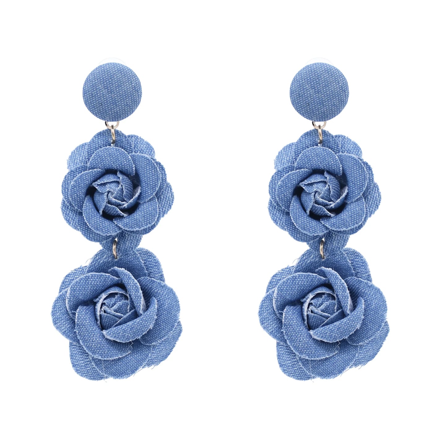 Denim Earings