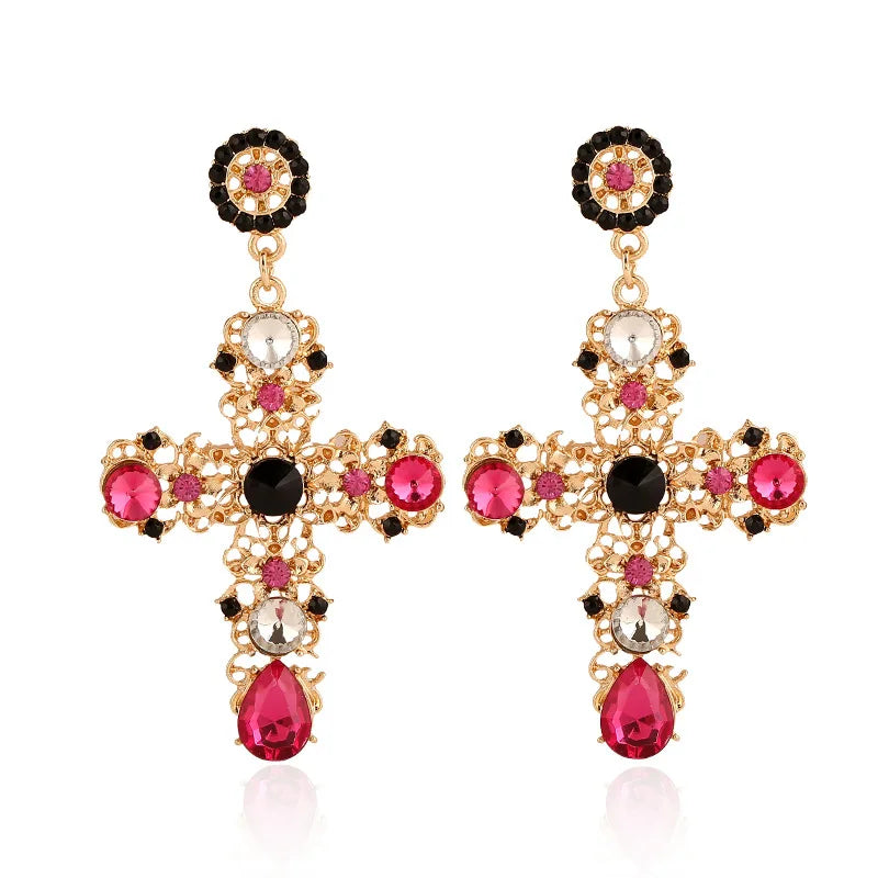 Baroque-era Crystal Earrings - Somer and Autumn