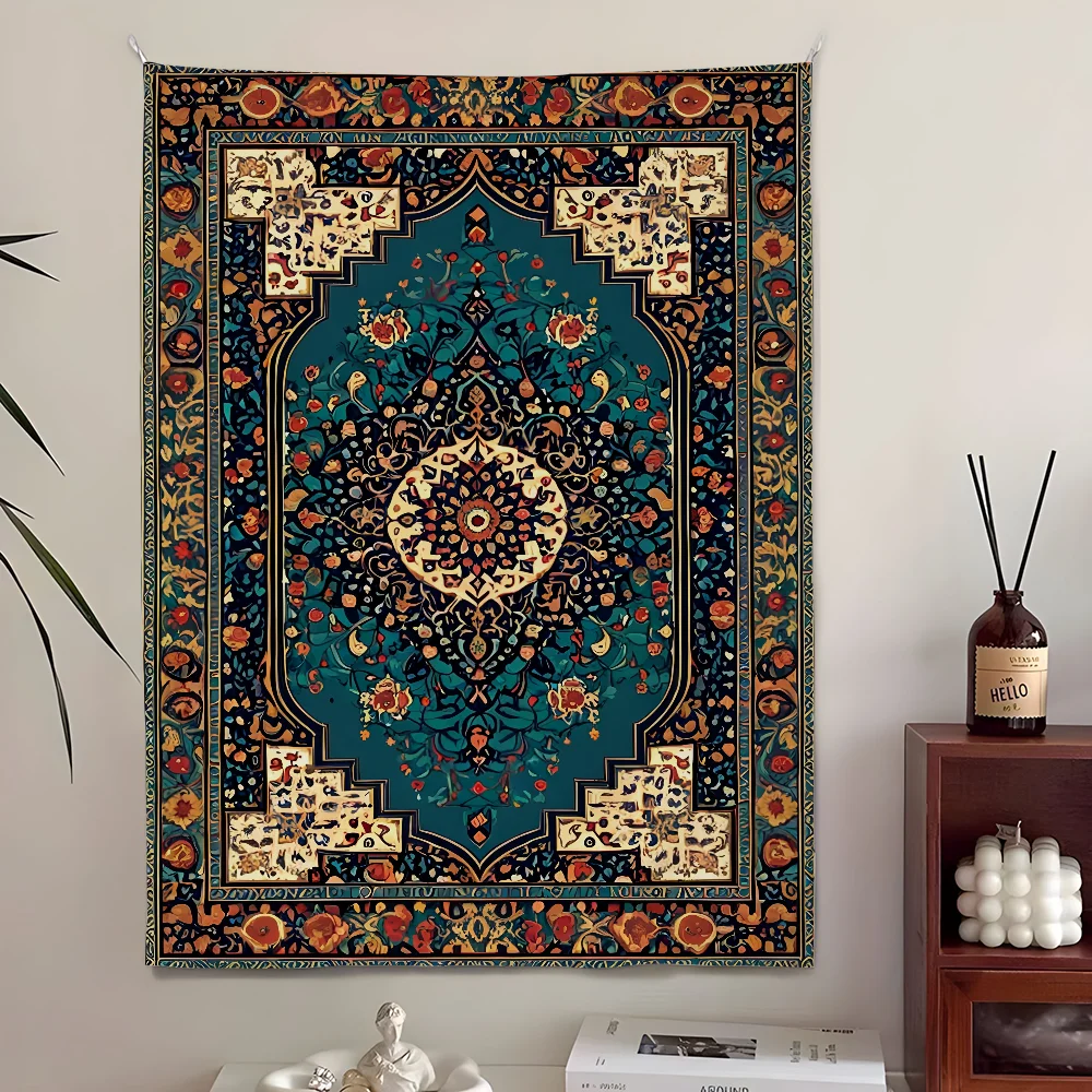 Persian Patterned Tapestry - Somer and Autumn