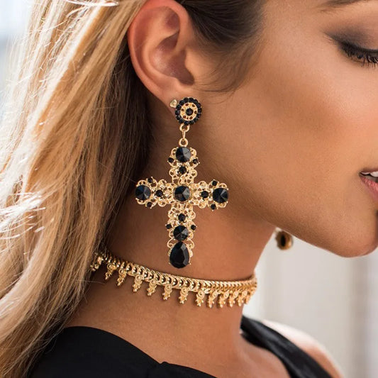 Baroque-era Crystal Earrings