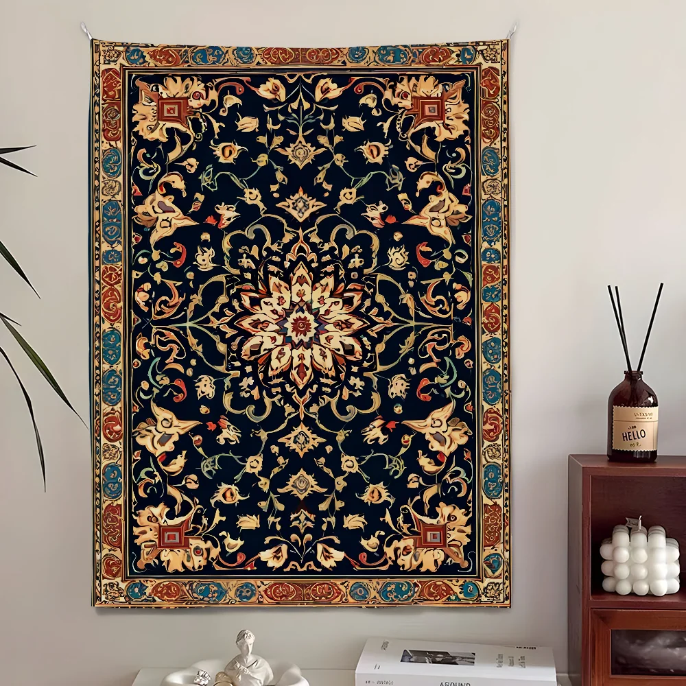 Persian Patterned Tapestry - Somer and Autumn