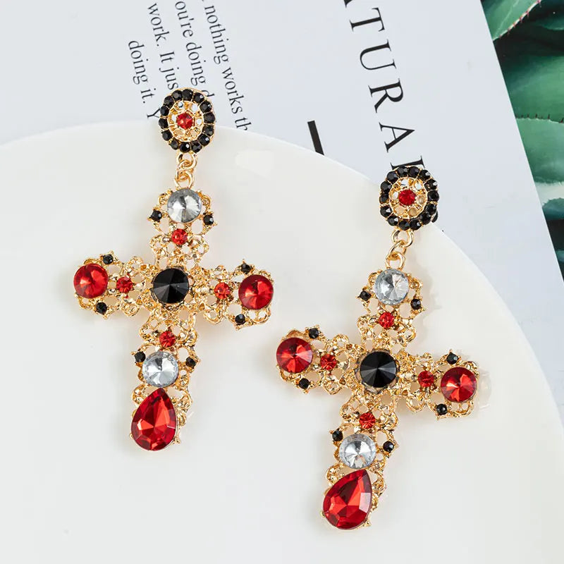 Baroque-era Crystal Earrings - Somer and Autumn