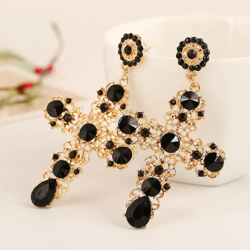 Baroque-era Crystal Earrings - Somer and Autumn