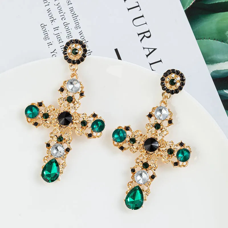 Baroque-era Crystal Earrings - Somer and Autumn