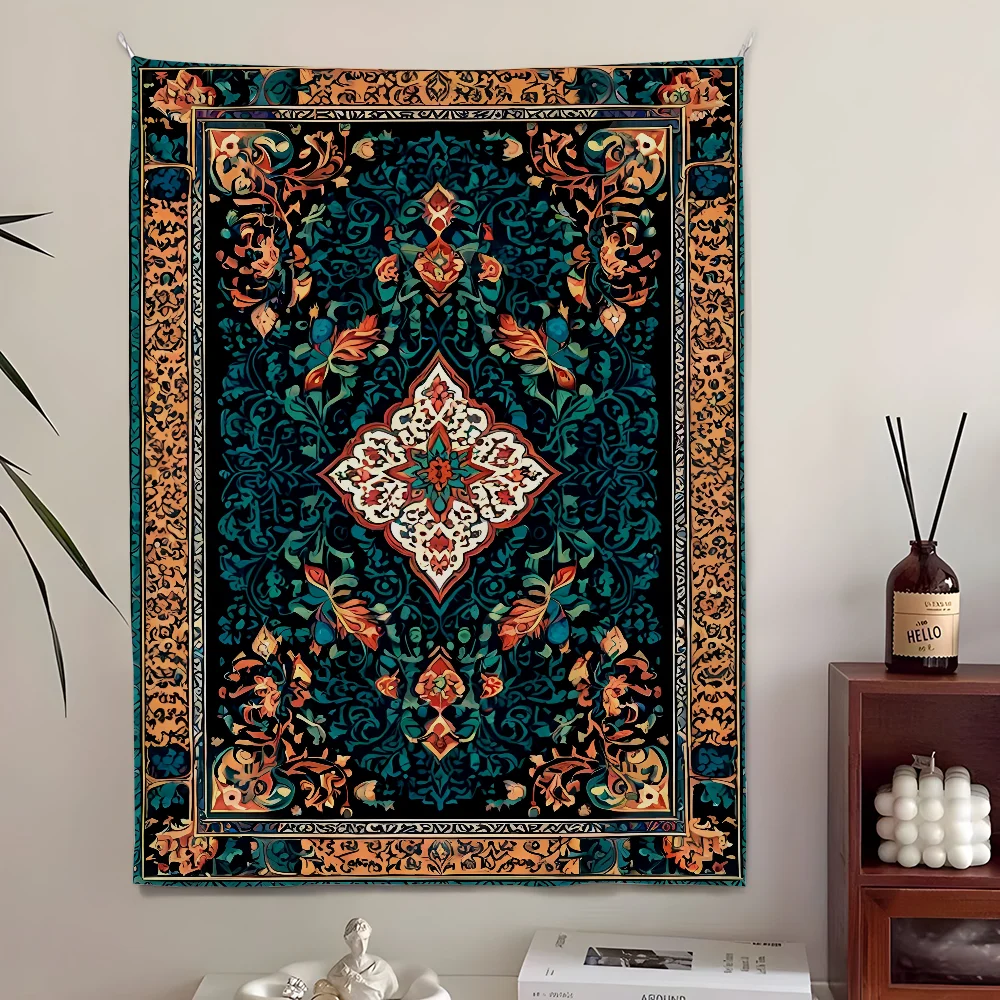 Persian Patterned Tapestry - Somer and Autumn