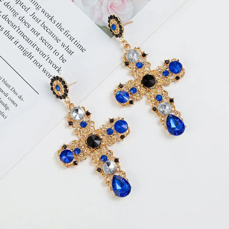 Baroque-era Crystal Earrings - Somer and Autumn