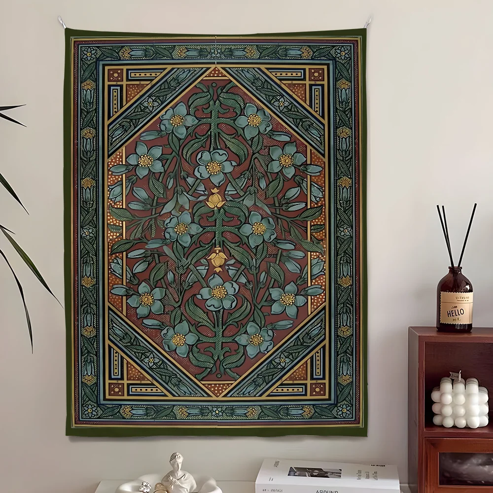 Persian Patterned Tapestry - Somer and Autumn