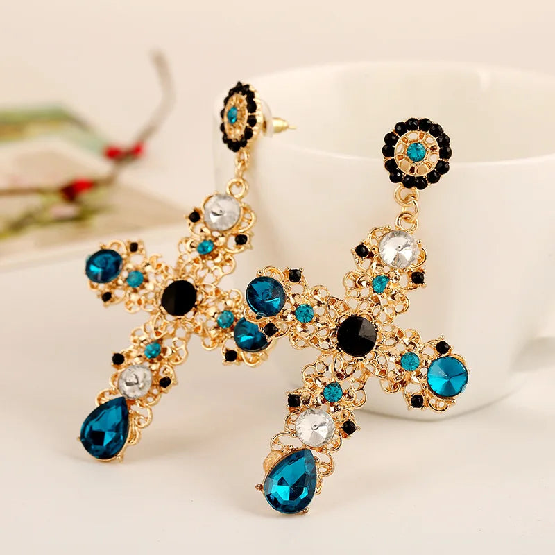 Baroque-era Crystal Earrings - Somer and Autumn