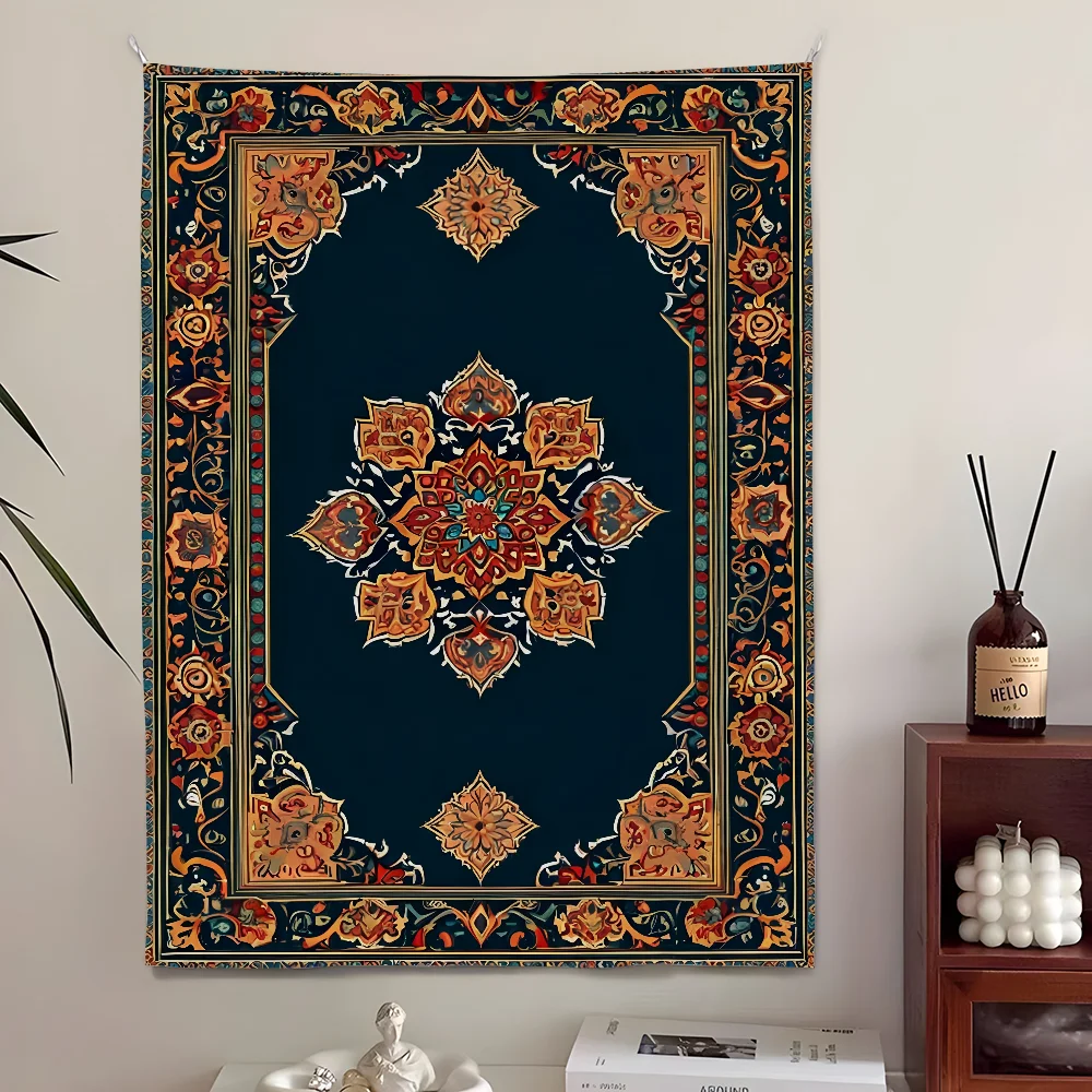 Persian Patterned Tapestry - Somer and Autumn